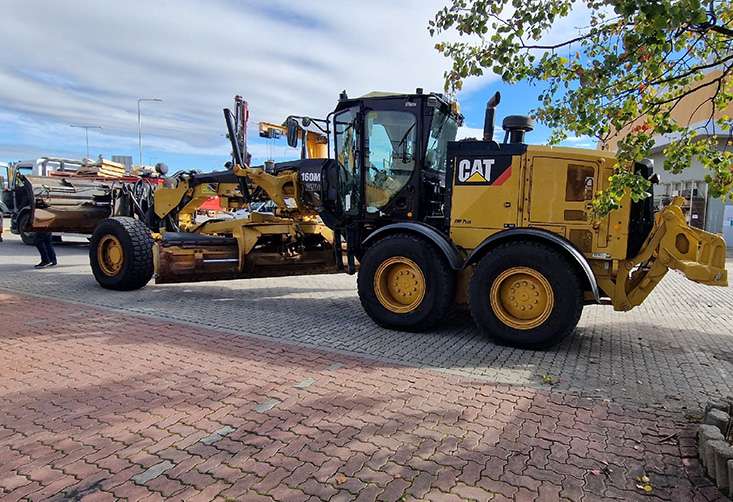 grader cat 160m2 awd 3D